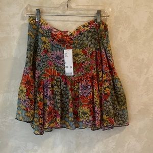 Urban outfitter multi color mini skirt